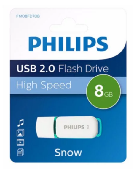 PHILIPS PENDRIVE SPRING GREEN 8GB