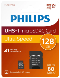 PHILIPS TARJETA MICRO SDXC 128GB