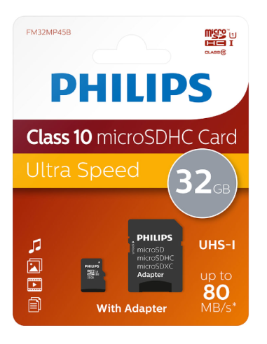 PHILIPS TARJETA  MICRO SDHC 32GB