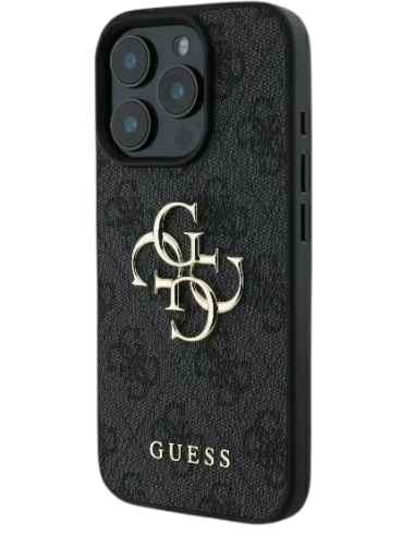 GUESS CARCASA 4G BIG LOGO IPHONE 16 PRO MAX GRIS