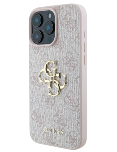 GUESS CARCASA 4G BIG LOGO IPHONE 16 PRO MAX ROSA