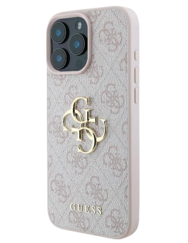 GUESS CARCASA 4G BIG LOGO IPHONE 16 PRO MAX ROSA