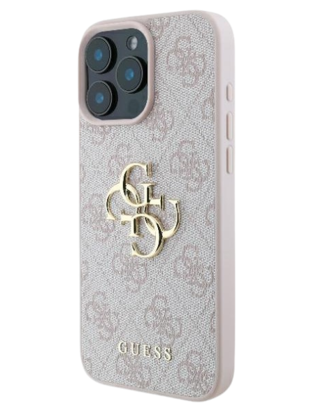 GUESS CARCASA 4G BIG LOGO IPHONE 16 PRO MAX ROSA