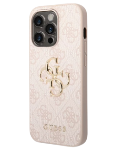 GUESS CARCASA 4G BIG LOGO IPHONE 16 ROSA