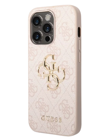 GUESS CARCASA 4G BIG LOGO IPHONE 16 ROSA