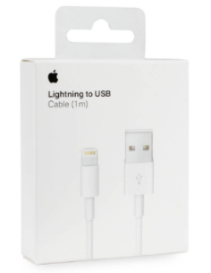 APPLE CABLE LIGHTNING - USB 1M. MUQW3ZM/A