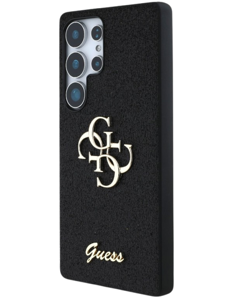 GUESS CARCASA 4G GLITTER SAMSUNG GALAXY S25 ULTRA NEGRO