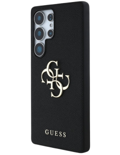 GUESS CARCASA 4G GRAINED SAMSUNG GALAXY S25 ULTRA NEGRO
