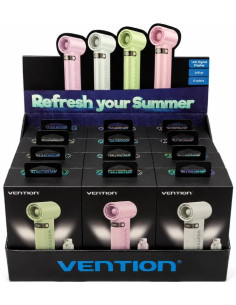 VENTION PACK 12 VENTILADORES / CON PATALLA 17,000 RPM / 4 COLORES