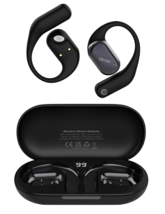 DEVIA AURICULAR BLUETOOTH OWS LITE1 NEGRO