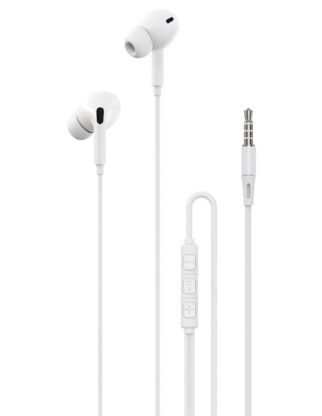 DEVIA AURICULAR KINTONE A2 JACK SILICONA BLANCO