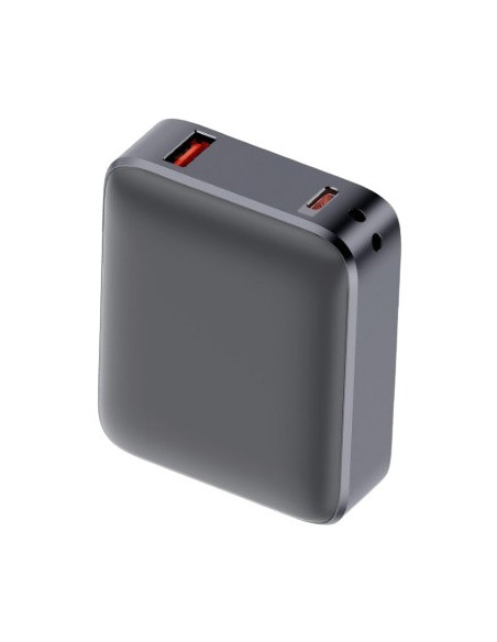 KSIX BATERIA AUXILIAR 10000mAh PD 22,5W / DISPLAY + CABLE USBc