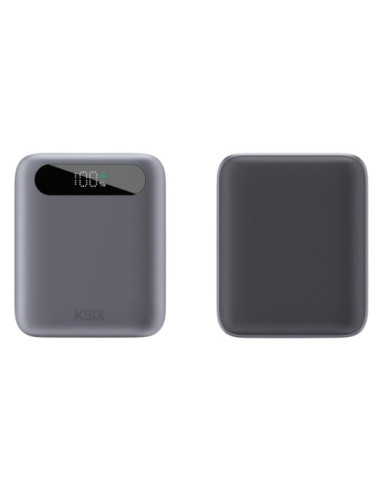 KSIX BATERIA AUXILIAR 10000mAh PD 22,5W / DISPLAY + CABLE USBc