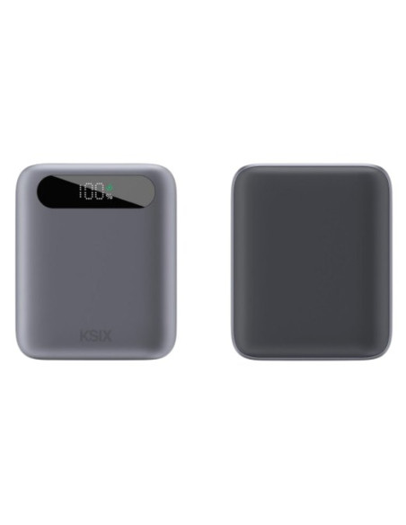KSIX BATERIA AUXILIAR 10000mAh PD 22,5W / DISPLAY + CABLE USBc
