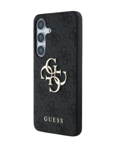 GUESS CARCASA 4G METAL LOGO SAMSUNG GALAXY S25 GRIS
