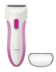 PHILIPS AFEITADORA FEMENINA WET&DRY HP6341 VIOLETA