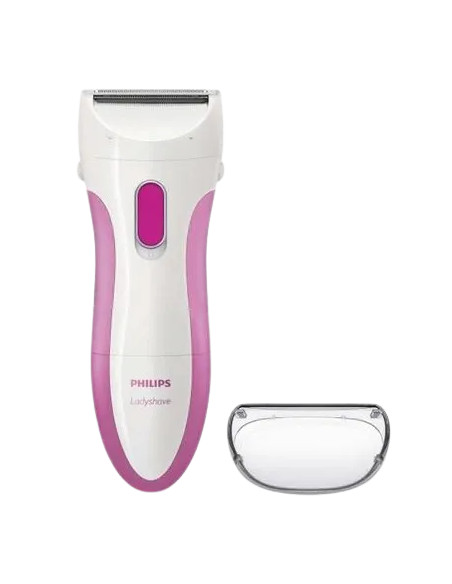 PHILIPS AFEITADORA FEMENINA WET&DRY HP6341 VIOLETA