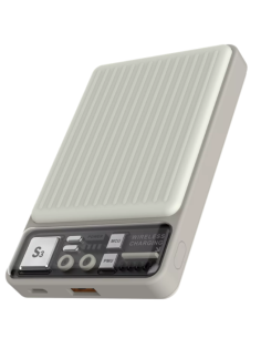 DEVIA BATERIA AUXILIAR MAGNETICA EXTREME 10000mAh 22.5W BEIGE