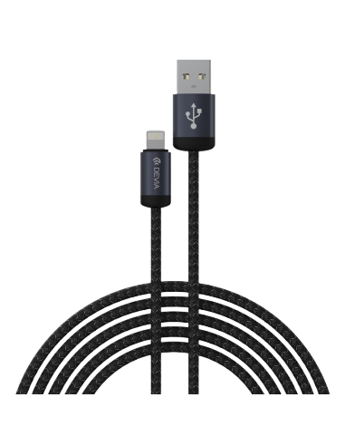 DEVIA CABLE GRACIOUS USB A - LIGHTNING 2.4A 2m NEGRO