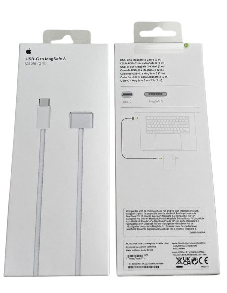 APPLE CABLE USB-C MAGSAFE 3 MW613ZM/A 2m.