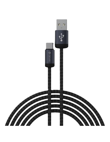 DEVIA CABLE GRACIOUS USB A - TIPO C 2A 2m NEGRO