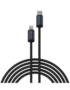 DEVIA CABLE GRACIOUS USB C - LIGHTNING PD 27W 3A 3m NEGRO