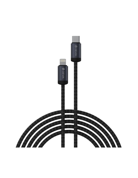 DEVIA CABLE GRACIOUS USB C - LIGHTNING PD 27W 3A 3m NEGRO