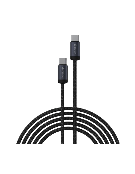 DEVIA CABLE GRACIOUS USB C - USB C 3A PD 60W 3m NEGRO