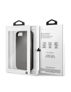 BMW CARCASA CARBONO IPHONE 8/7/6S/SE 2020 NEGRO 2