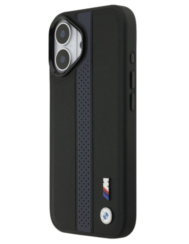 BMW CARCASA MAGSAFE BLUE STRIPE IPHONE 17 NEGRO