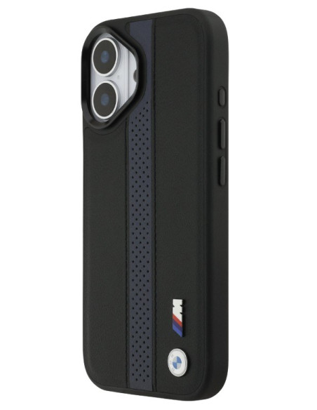 BMW CARCASA MAGSAFE BLUE STRIPE IPHONE 17 NEGRO