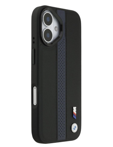 BMW CARCASA MAGSAFE BLUE STRIPE IPHONE 17 NEGRO