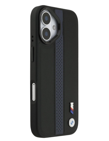 BMW CARCASA MAGSAFE BLUE STRIPE IPHONE 17 NEGRO
