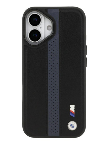 BMW CARCASA MAGSAFE BLUE STRIPE IPHONE 17 NEGRO