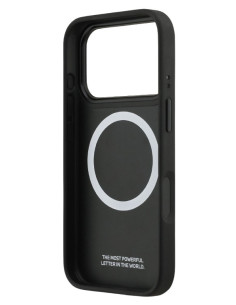 BMW CARCASA MAGSAFE BLUE STRIPE IPHONE 17 PRO NEGRO 2