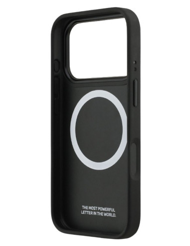 BMW CARCASA MAGSAFE BLUE STRIPE IPHONE 17 PRO NEGRO
