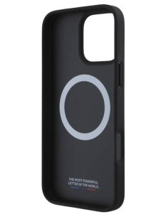 BMW CARCASA MAGSAFE MESH TRICOLOR IPHONE 16 NEGRO 2