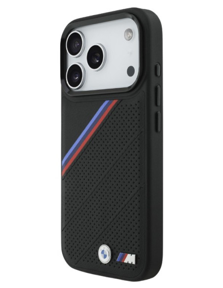 BMW CARCASA MAGSAFE TRICOLOR IPHONE 17 PRO NEGRO