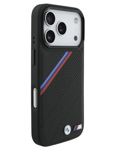 BMW CARCASA MAGSAFE TRICOLOR IPHONE 17 PRO NEGRO