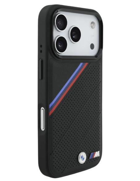 BMW CARCASA MAGSAFE TRICOLOR IPHONE 17 PRO NEGRO