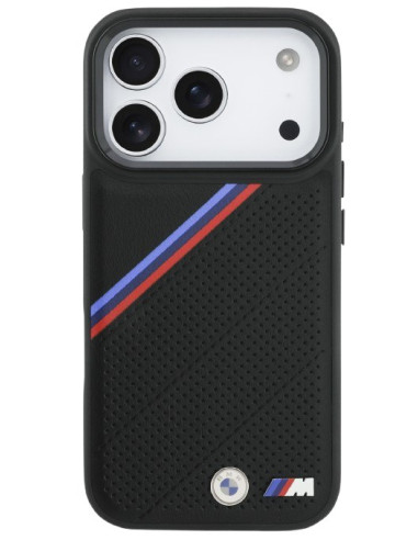 BMW CARCASA MAGSAFE TRICOLOR IPHONE 17 PRO NEGRO