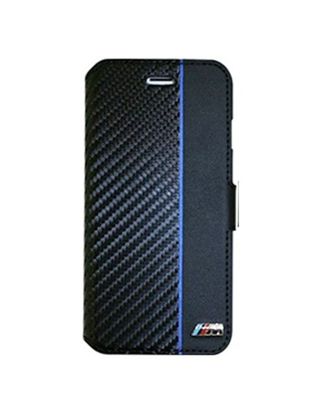 BMW FUNDA CARBON STRIPE BLUE SAMSUNG S9+ NEGRO