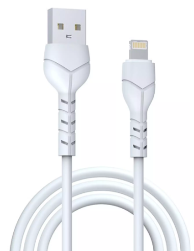 DEVIA CABLE KINTONE USB A - LIGHTNING 1m. BLANCO