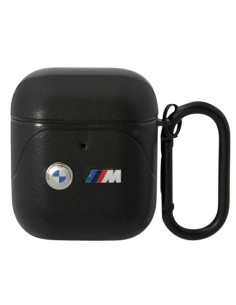 BMW FUNDA PIEL CURVED LINE AIRPODS 1/2