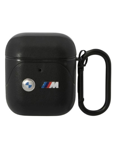 BMW FUNDA PIEL CURVED LINE AIRPODS 1/2