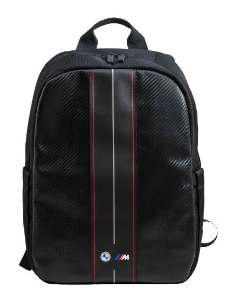 BMW MOCHILA RED STRIPE CARBON 15" NEGRO