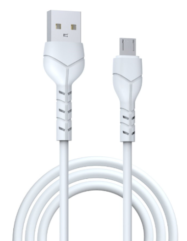 DEVIA CABLE KINTONE USB A - MICRO 1m. BLANCO