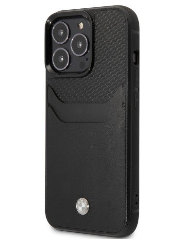 BMW carcasa CARD iphone 14 PLUS NEGRO