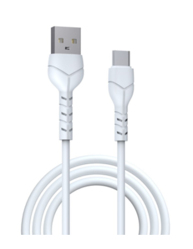 DEVIA CABLE KINTONE USB A - TIPO C 1m. BLANCO