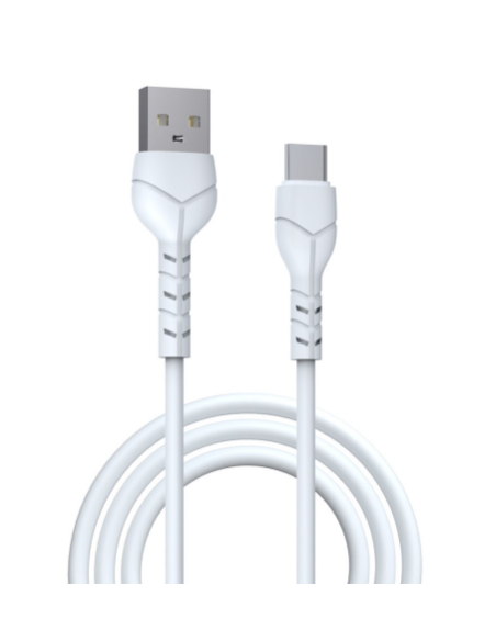 DEVIA CABLE KINTONE USB A - TIPO C 1m. BLANCO